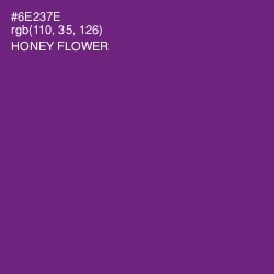 #6E237E - Honey Flower Color Image